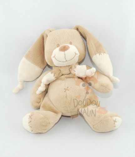  bastien lapin beige marron écharpe 